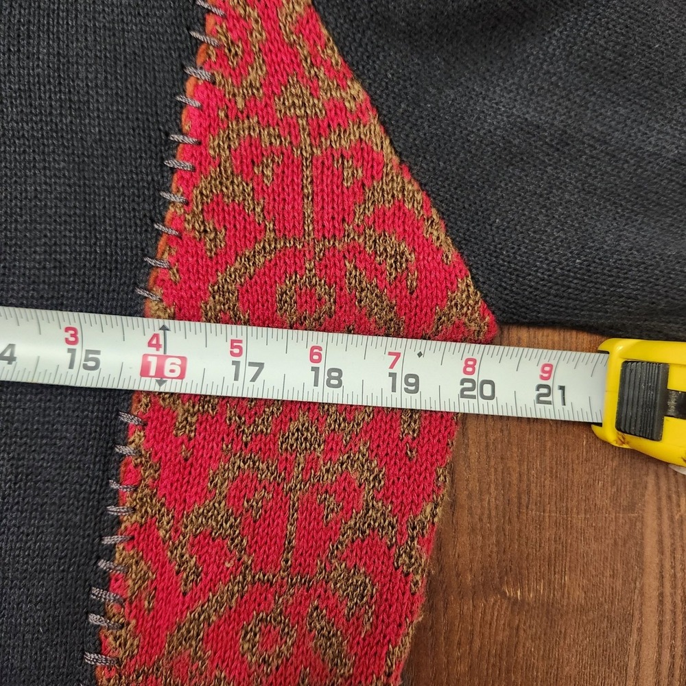 Coldwater Creek Embroidered Tapestry Cardigan Jacket Boho - Picture 7 of 11